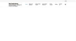 Desktop Screenshot of holyfamilyantwerp.org